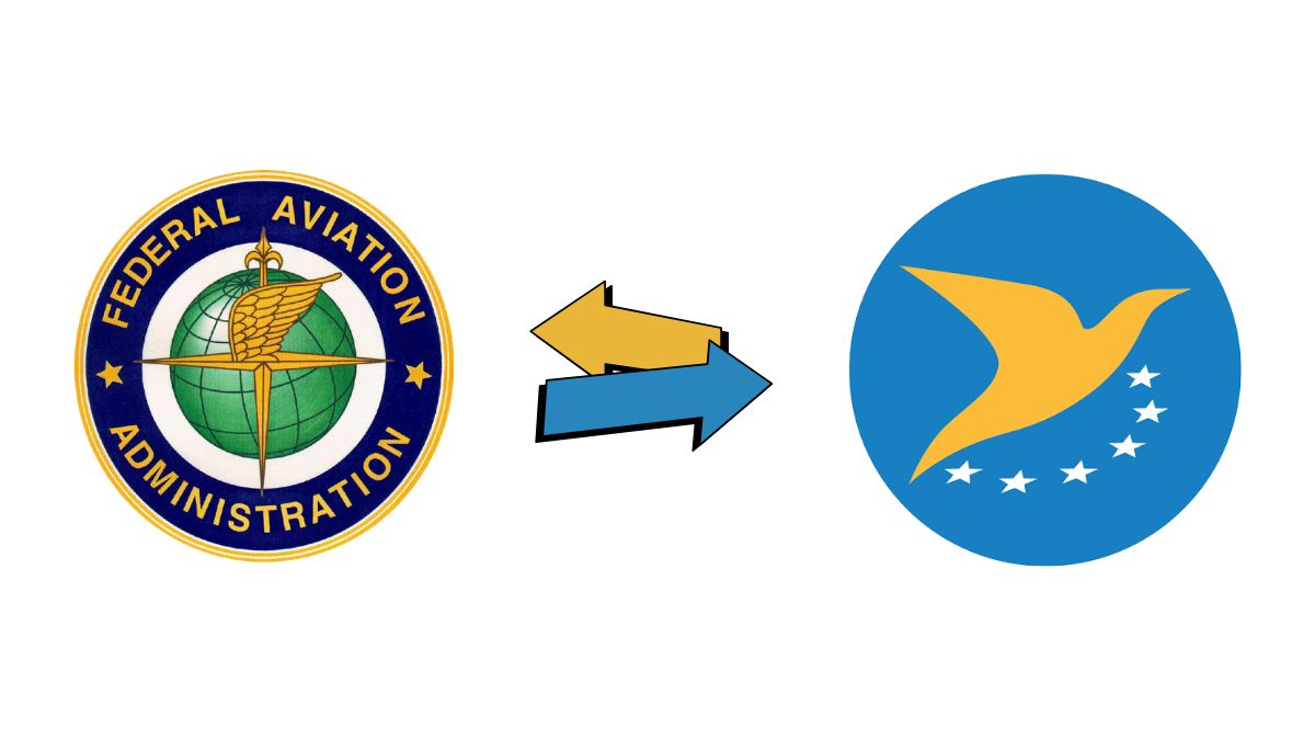 FAA and EASA logos